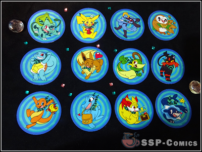 PSMD Starter Stickers (Set or Individual)