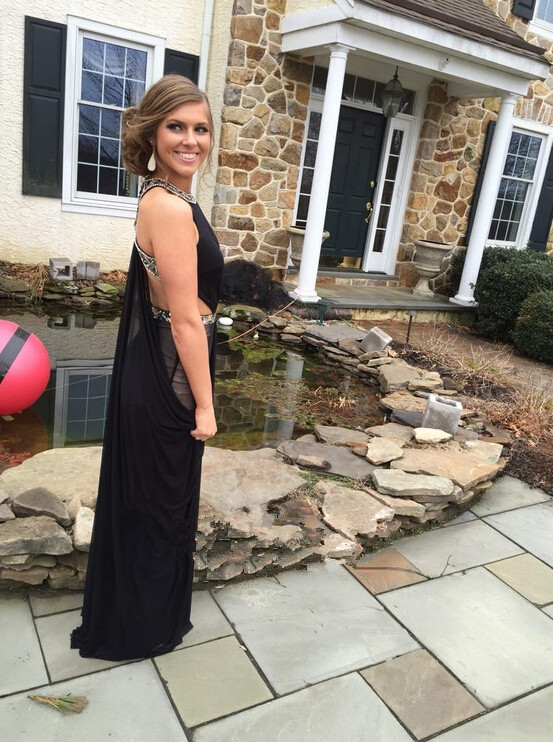Sexy prom dress, black prom dress, long prom dress, popular prom dress, charming prom dress,BD1607059