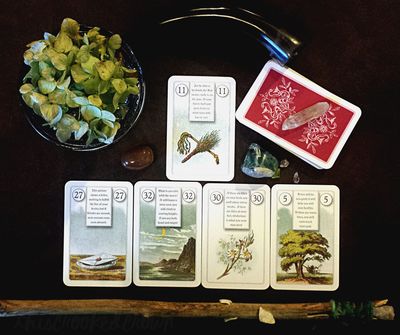 Mini The Seasons - See a year ahead! Intuitive psychic tarot oracle card divination reading.