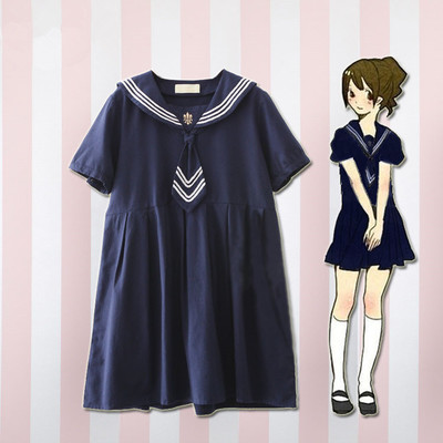 Japanese JK sweet sailor dress