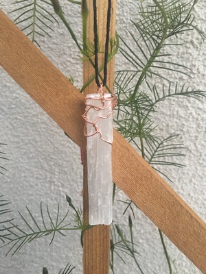 Selenite Pendant
