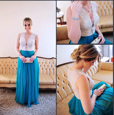 Elegant Sexy Long Prom Dresses,Sleeveless Prom Dresses,Lace Evening Dresses,Chiffon Bridesmaid Dresses,Special Occasion Dresses,PD390047