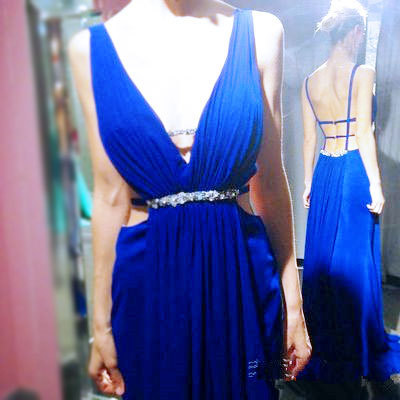 Elegant Hot Sale Prom Dresses,A-Line Prom Dresses,V-Neck Evening Dresses,Long Prom Dresses,Sweetheart Backless Formal Dresses,PD390085