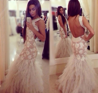 Largos Sexy Prom Dresses,Backless Prom Dresses,Sequined Prom Dresses,Mermaid Prom Dresses,PD3900100