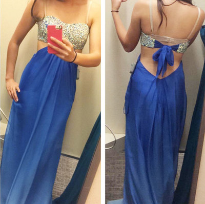 Elegant High Quality Sexy Prom Dresses,A-Line Prom Dresses,Chiffon Prom Dresses,Beading Prom Dresses,Backless Prom Dresses,PD3900201