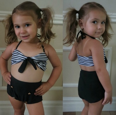 Retro High-Waist Swimsuit