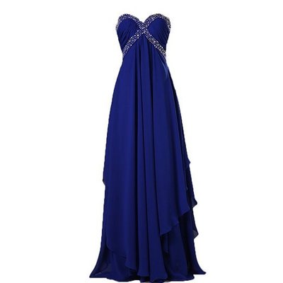 Gorgeous Beaded Neckline Prom Dresses,Strapless Prom Dresses,Chiffon Prom Dresses,Long Prom Dresses,PD3900387