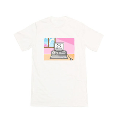 Free Shipping-ANTI-POSITIVE VIBES ANIME TEE (WHITE)