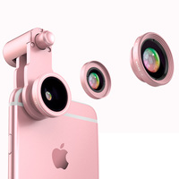 Samsung iPhone Wide Macro Fisheye Angle Lens Universal External Camera PHE03 - Thumbnail 1