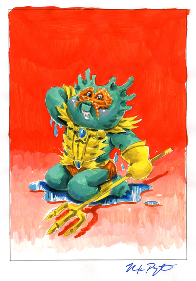 Mer MANNY / Gilled GIL Color Rough - Disasters of the Universe 2016