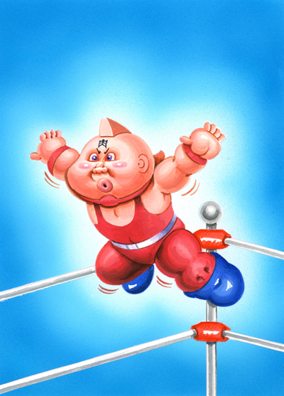 KENNY Kuman / Muscular MANNY Final Art - Slop Culture Kids 2016