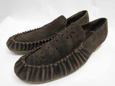 Tricot Comme des Garçons brown suede slip-on