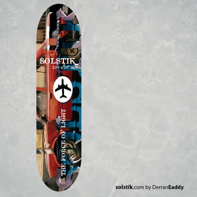 Jet Lag Skateboard (Red Car from Peru)