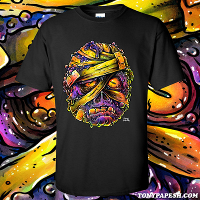 The Mummified Head. (Shirt)