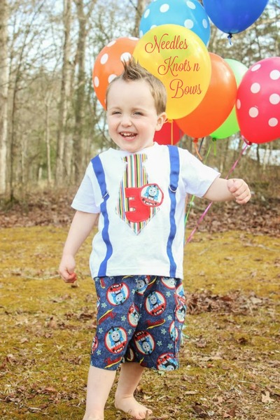 Boys First Birthday Thomas the Train Outfit, Boys Thomas the Train First, 2nd Birthday Outfit
