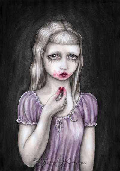 Poisonous flower - Original artwork