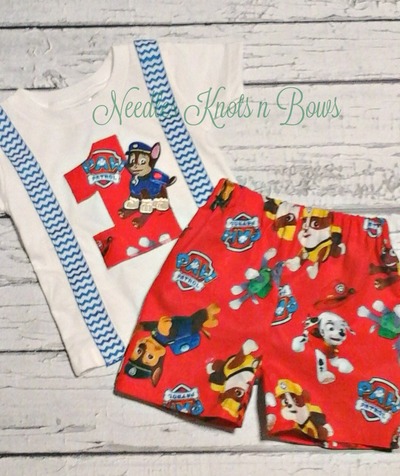 Boys Paw Patrol Birthday Outfit, Paw Patrol Birthday, Boys 1st Birthday Outfit