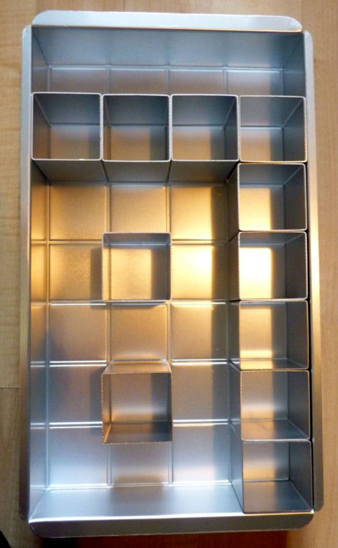 Letter Cake Pan Rectangular Shape Set Can Make Different Letters & Number Shape