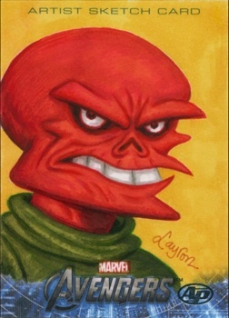 AVENGERS Red Skull ARTIST PROOF Sketch Card