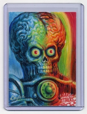 MARS ATTACKS OCCUPATION Return Sketch Card 1