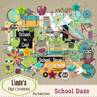 School Daze (Digi Scrap Kit)