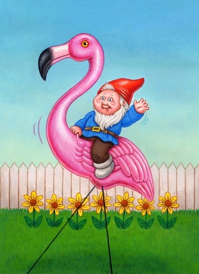 #194 Garden NORM / Lawn SEAN Final Art - Garbage Pail Kids BNS3