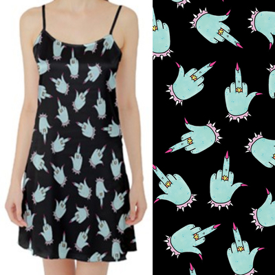 Fuck you slip dress - Thumbnail 2