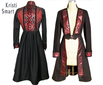 Evil Queen Pirate Princess cosplay circus coat by Kristi Smart