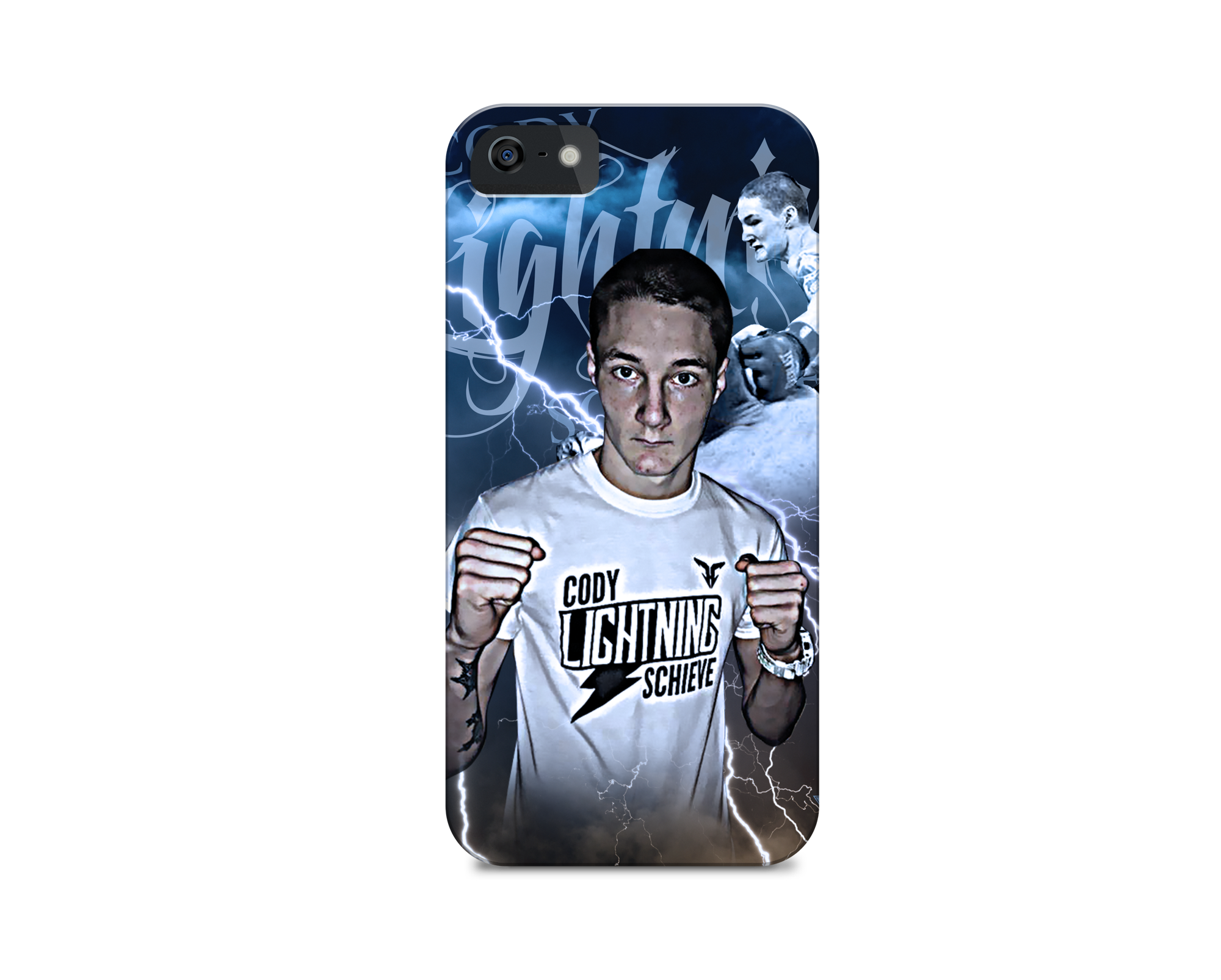 Cody "Lightning" Schieve sublimated phone case