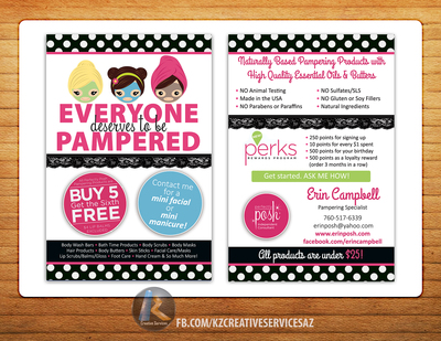 PERFECTLY POSH - 4"X6" BLITZ CARDS