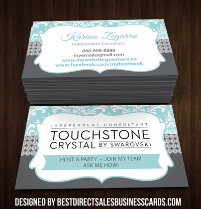 Touchstone Crystal Business Card - 1
