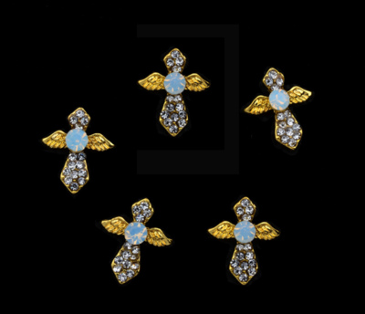 Angel Wings Cross- Gold