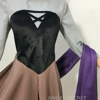 P840 Aurora briar rose costume cosplay princess dress sleeping beauty tailormade - Thumbnail 2