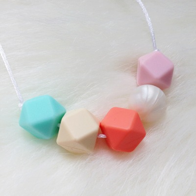 Pastel Teething Necklace