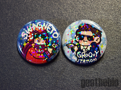 Cherik Holographic Matching Pins