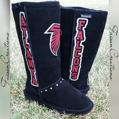 Adult Custom Falcons Boots (Size 5-11)