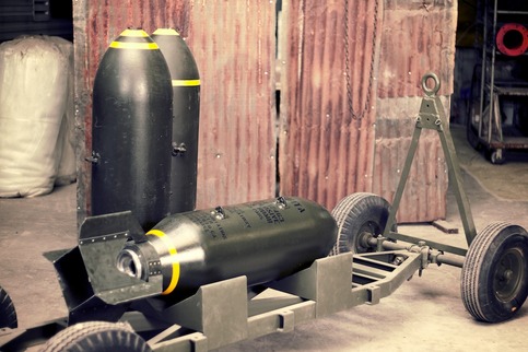 AN-M64 500lb GP Bomb Replica Complete - Museum quality