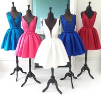 Charming A-line red homecoming dress ,short prom dresses - Thumbnail 1