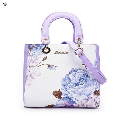 New Style Bag Flower Printing Portable Shoulder Satchel Bag