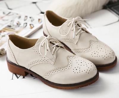 Brogue Oxford Women Flats Shoes