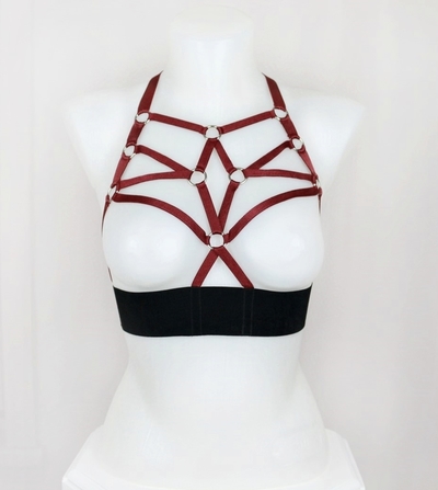 Deep Red C.C. Harness