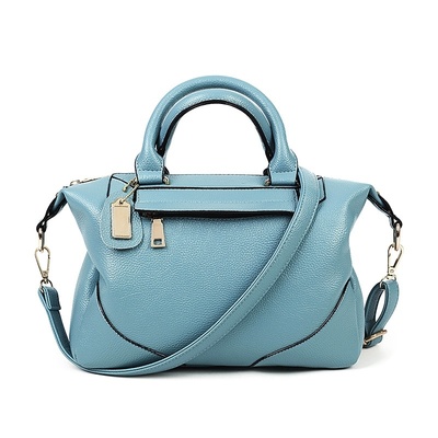 Boston Bag Leather Bag Portable Cowhide Contracted Shoulder Inclined Across Pillow Bag