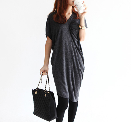 Simple Unbalance Dress