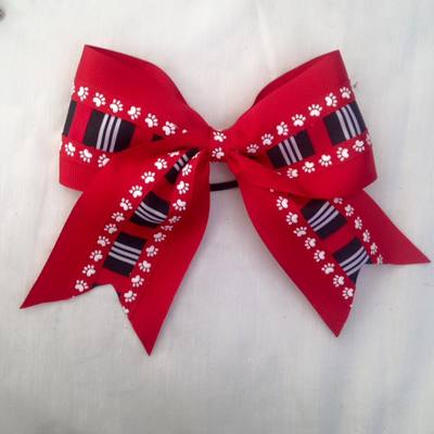 Red with Black/White Stripes and Paws