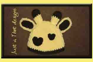Crochet Giraffe Hat