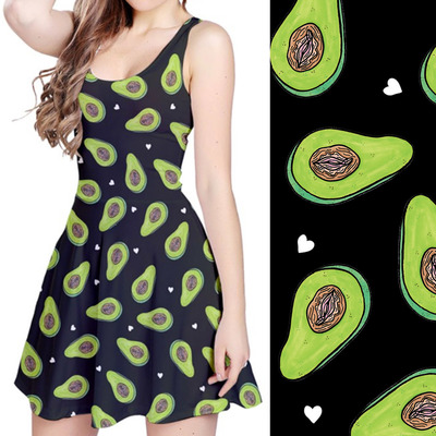 Vagocado Black Skater Dress