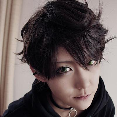 30cm short brown wig - Thumbnail 1