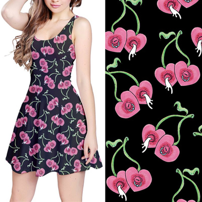 Cherry nips skater dress - Thumbnail 3