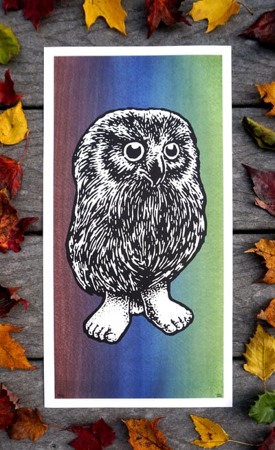 Baby Hooter Art Print