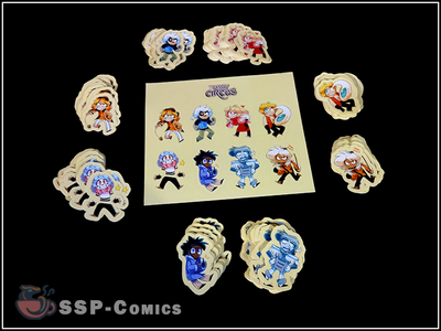 The Sanity Circus Stickers